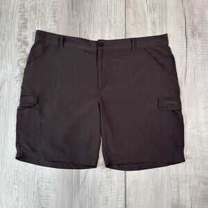 Cabela's Brown Cargo Shorts Mens 42 Classic Fit Mid Rise Flat Front Hiking Short